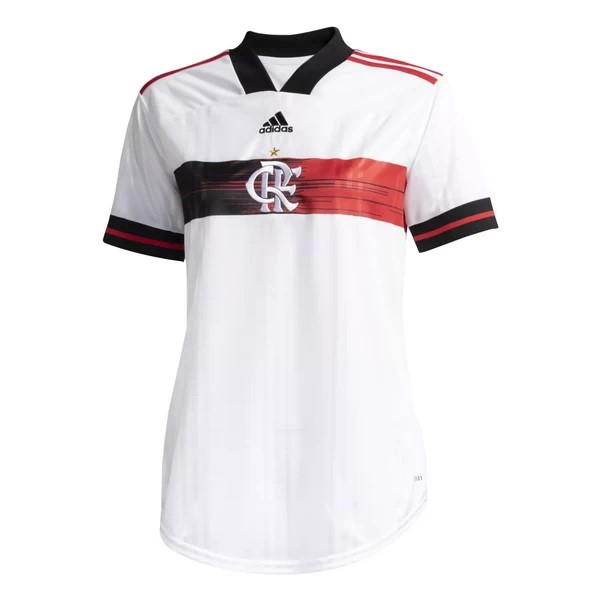 Tailandia Camiseta Flamengo 2ª Kit Mujer 2020 2021 Blanco